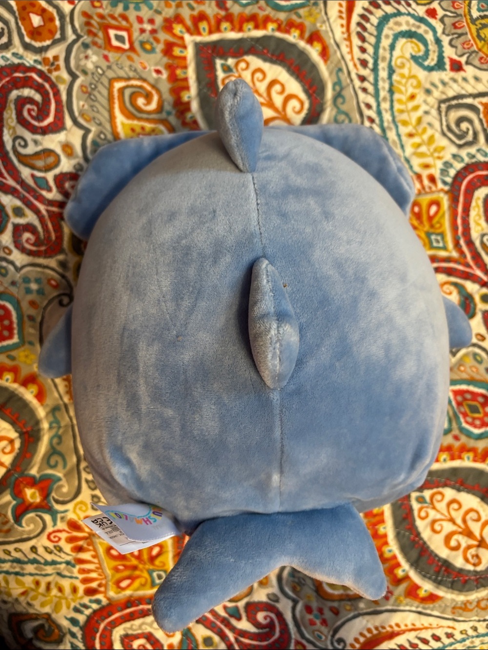 Squishmallow blue Plush Shark Toy - "You're Jawsome!" Embroidered - Picture 5 of 11